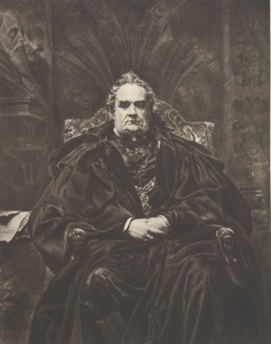 TABL. V. PORTRET DR. JÓZEFA DIETLA, REKTORA UNIW. JAG. (1864). Uniwersytet Jag., Kraków.