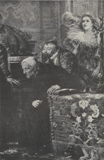177. ALCHEMIK SĘDZIWÓJ I ZYGMUNT III, FRAGMENT.