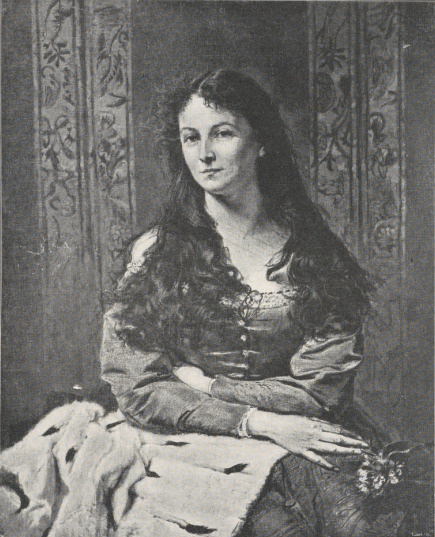 179. PORTRET PANNY ZAKASZEWSKIEJ (ANTONIOWEJ HR. POTOCKIEJ), 1868. Wł.: Maria hr. Sierakowska, Kraków.