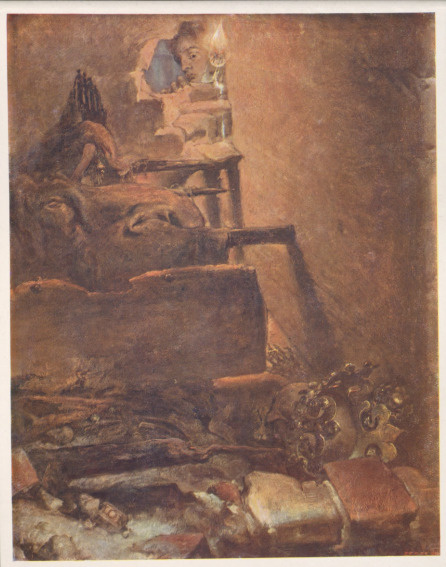 TABL IX. Wnętrze trumny Kazimierza W. (1869)