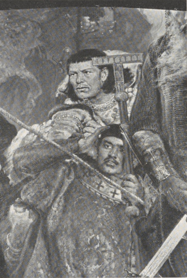 206. BATORY POD PSKOWEM XIII: FRAGMENT ŚWITY POSELSKIEJ.