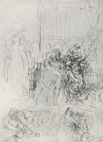 225. SZKIC DO BOLESŁAWA ŚMIAŁEGO (1877). RYS. OŁ. Dom Matejki, Kraków.