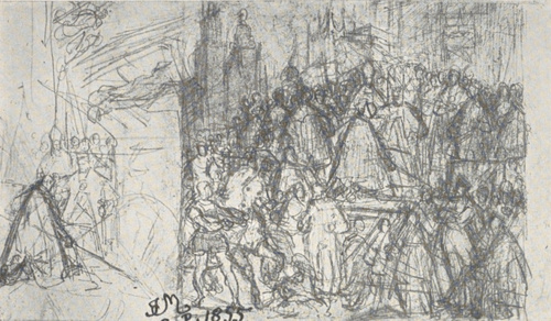 266. HOŁD PRUSKI. SZKIC II (1855). RYS. OŁ. Wł.: Adam Borzęcki, Warszawa.
