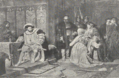 29. C. PILOTY: HENRYK VIII I ANNA BOLEYN.