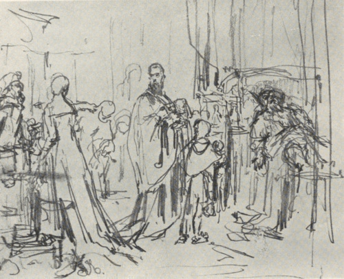 298. ŚMIERĆ ZYGMUNTA AUGUSTA (1886). Wł.: Kazimierz Bauda, Warszawa.