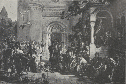 316. DZIEJE CYWILIZACJI W POLSCE (1889). II. PRZYJĘCIE ŻYDÓW: R. P. 1096. Wł.: Andrzejowa lir. Potocka, Krzeszowice