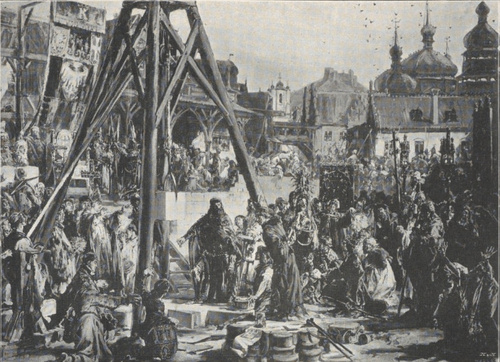 318. DZIEJE CYWILIZACJI W POLSCE (1888). IV. POWTÓRNE ZAJĘCIE RUSI — BOGACTWO I OŚWIATA: R. P. 1366. Wł.: Andrzejowa hr. Potocka, Krzeszowice.