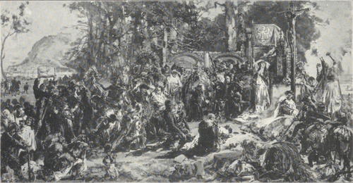 319. DZIEJE CYWILIZACJI W POLSCE (1888). V. EPOKA JAGIELLONÓW — CHRZEST LITWY: R. P. 1387. WŁ: Andrzejowa hr. Potocka, Krzeszowice