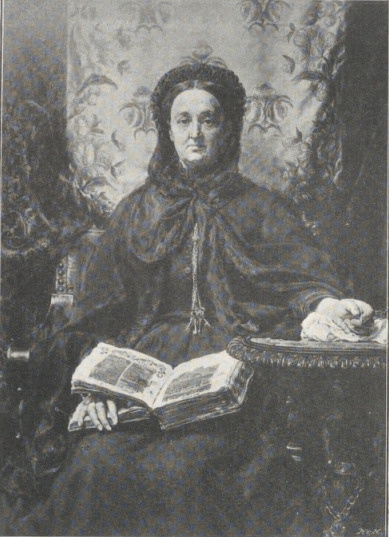 346. PORTRET ADAMOWEJ HR. POTOCKIEJ. Wł.: A. hr. Potocka, Krzeszowice.