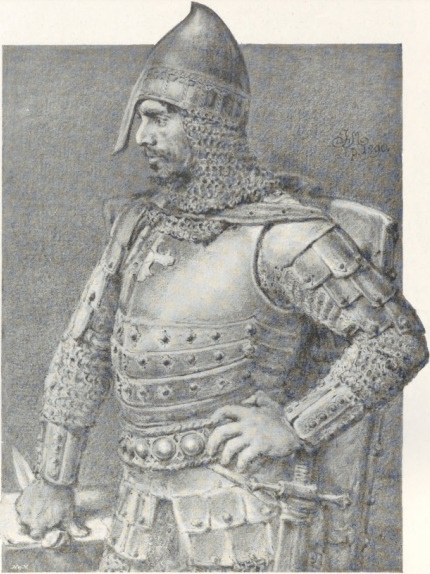 349. KONRAD MAZOWIECKI Z ’’PORTRETÓW KSIĄŻĄT I KRÓLÓW P.” (1890). Zdjęcie z reprodukcji wiedeńskiej.