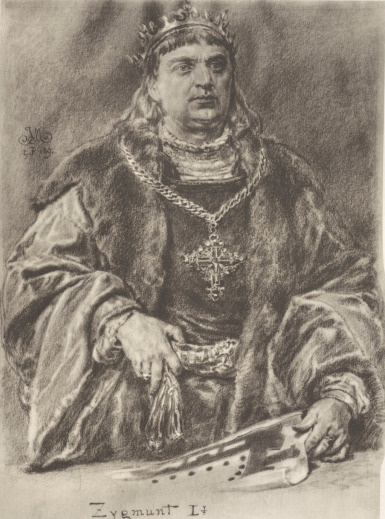 TABL. XX XVII. ZYGMUNT I (1891), REPR. ORYG. RYSUNKU. Zbiory im. B. Orzechowicza, Lwów.