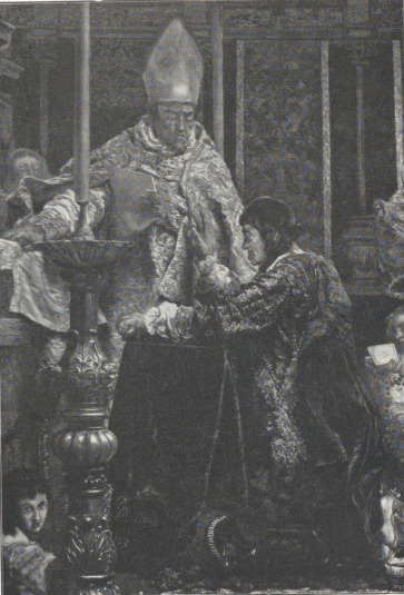 381. ŚLUBY JANA KAZIMIERZA II: JAN KAZIMIERZ I BISKUP JAN TARNOWSKI.