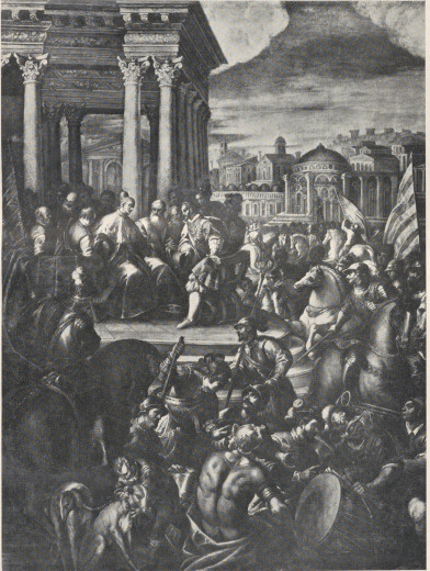 8. VICENTINO: BALDWIN OBRANY CES. KONSTANTYNOPOLA 1203 R. Pałac Dożów, Wenecja (Fot. Anderson, Rzym).