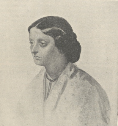 119. JULIA BLAHAO DE CHODIETÓW, CIOTKA ARTYSTY, LWÓW OKOŁO R. 1860. AKWARELA