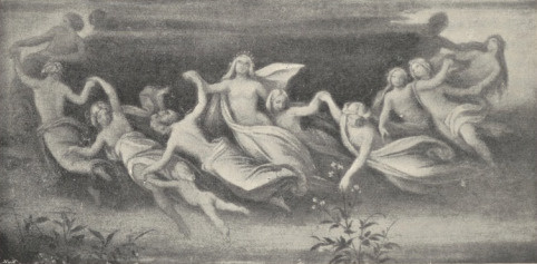 121. M. SCHWIND: TANIEC ELFÓW. OKOŁO R. 1845. OLEJNY NA PŁÓTNIE