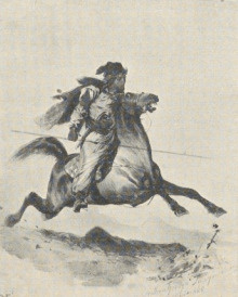 131. CZERKIES. WIEDEŃ, 1860. AKWARELA