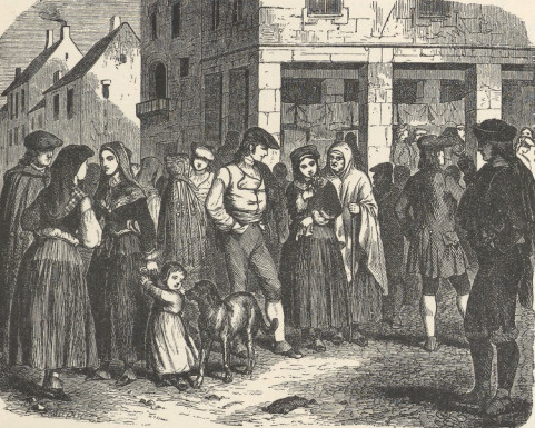 190. “Z PIRENEJÓW” DRZEWORYT Z “MUSSESTUNDEN” 1860.