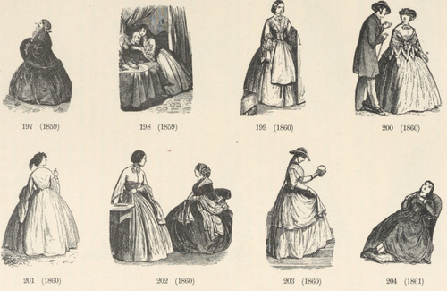 197-204. POSTACIE KOBIECE Z DRZEWORYTÓW W “MUSSESTUNDEN” 1859-61