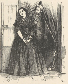 214. DRZEWORYT DO POWIASTKI “MATKA ROSE” “MUSSESTUNDEN” 1861.