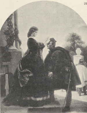 248. POŻEGNANIE R. 1866. OLEJNY NA PŁÓTNIE