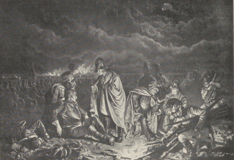 276. EPIZOD Z BITWY POD ASPERN. WIEDEŃ, 1865. LITOGRAFIA