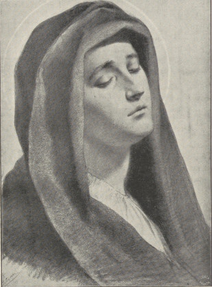 281. MADONNA. ŚNIATYNKA, 1866. RYSUNEK KREDKĄ