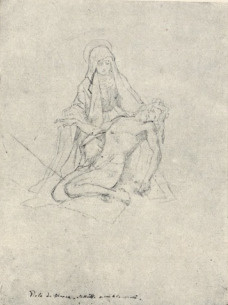 297. PIETA. STUDYUM DO “SZKÓŁKI” ŚNIATYNKA, 1866