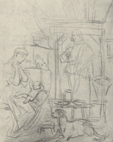 324. SZKIC DO “DUCHA” W “LITUANII” ŚNIATYNKA 1866.