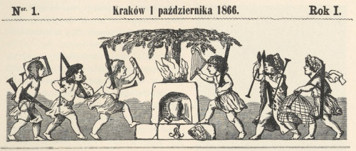 348. WINIETA TYTUŁOWA “KALINY”. DRZEWORYT, 1866