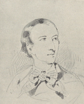 70. PORTRET WŁASNY, SZKIC OŁÓWKIEM WIEDEŃ, 1857