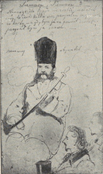 78. KARYKATURA “SIEMASZA” I PROFIL R. MASZKOWSKIEGO, WIEDEŃ 1855/6