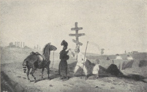 81. SCENA LUDOWA. 1855/6. SZKIC OŁÓWKIEM