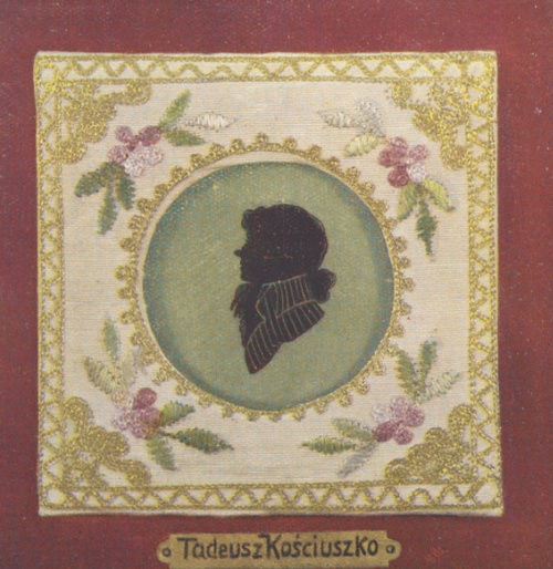 Sylwetka Kościuszki.