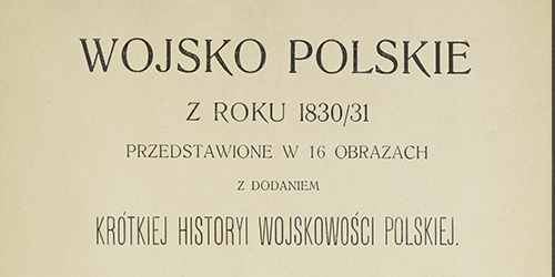 Karol Kozłowski, Wojsko polskie 1830-1831