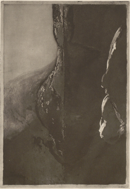 CZARNY STAW NAD MORSKIEM OKIEM (akwaforta z teki ,,Tatry”,1906)