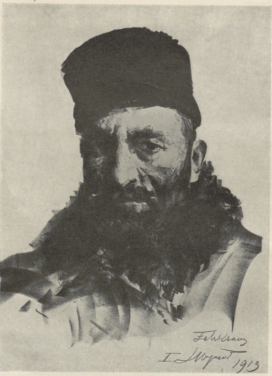 PORTRET F . JASIEŃSKIEGO (litografia, 1913)