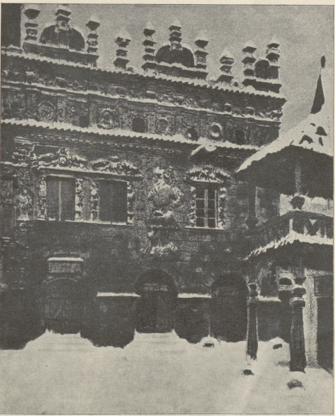 KAMIENICA W KAZIMIERZU NAD WISŁĄ (litogr . 1921)