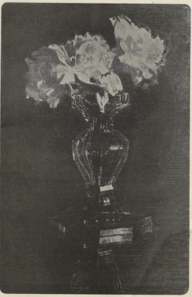 KWIATY W KRYSZTALE (kamienioryt, 1922)