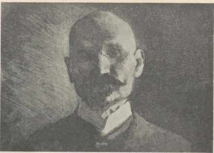 PORTRET WŁASNY (akwatinta ze suchą igła) (pierwsza praca graficzna artysty, 1906)