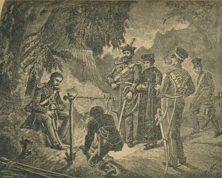 JAZDA POLSKA Z R. 1831 WRAZ ZE SWOIM KAPELANEM