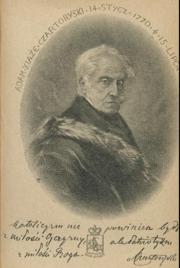 Adam Xsiąże Czartoryski